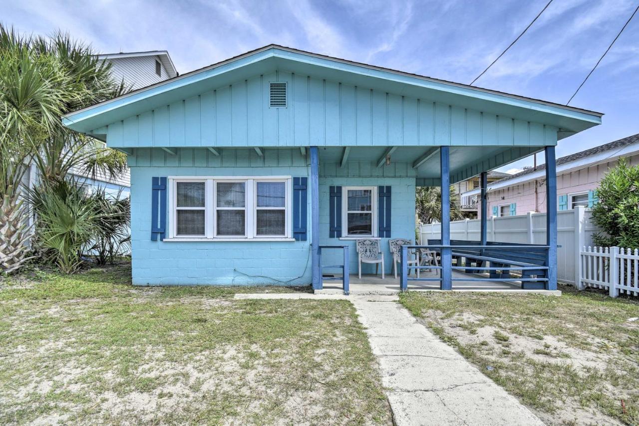 Bright Myrtle Beach Bungalow Steps To The Beach! Экстерьер фото