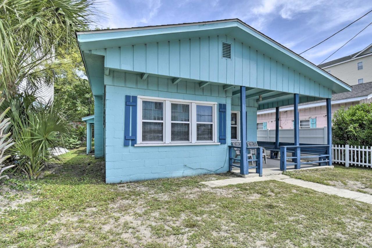 Bright Myrtle Beach Bungalow Steps To The Beach! Экстерьер фото