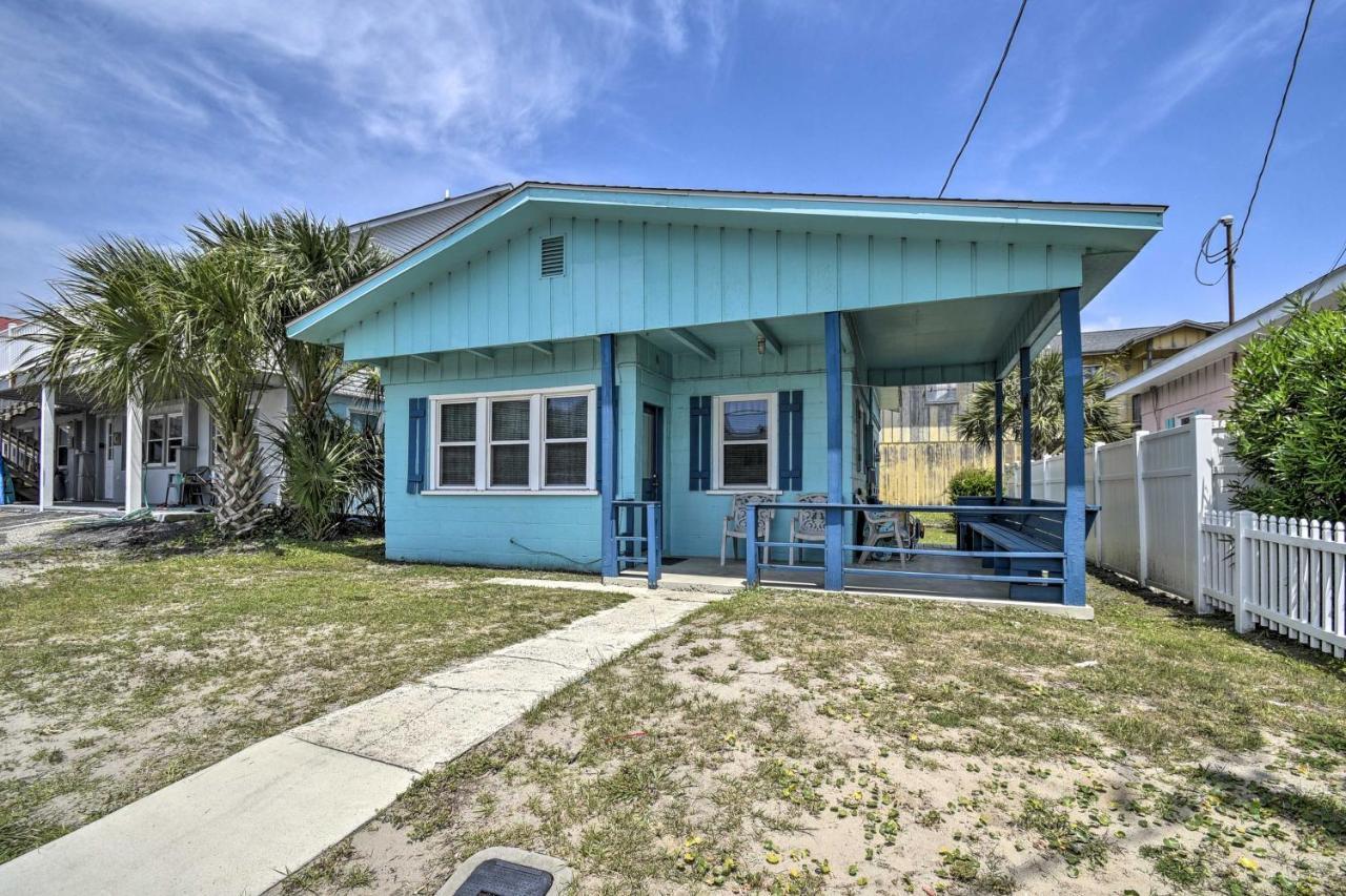 Bright Myrtle Beach Bungalow Steps To The Beach! Экстерьер фото