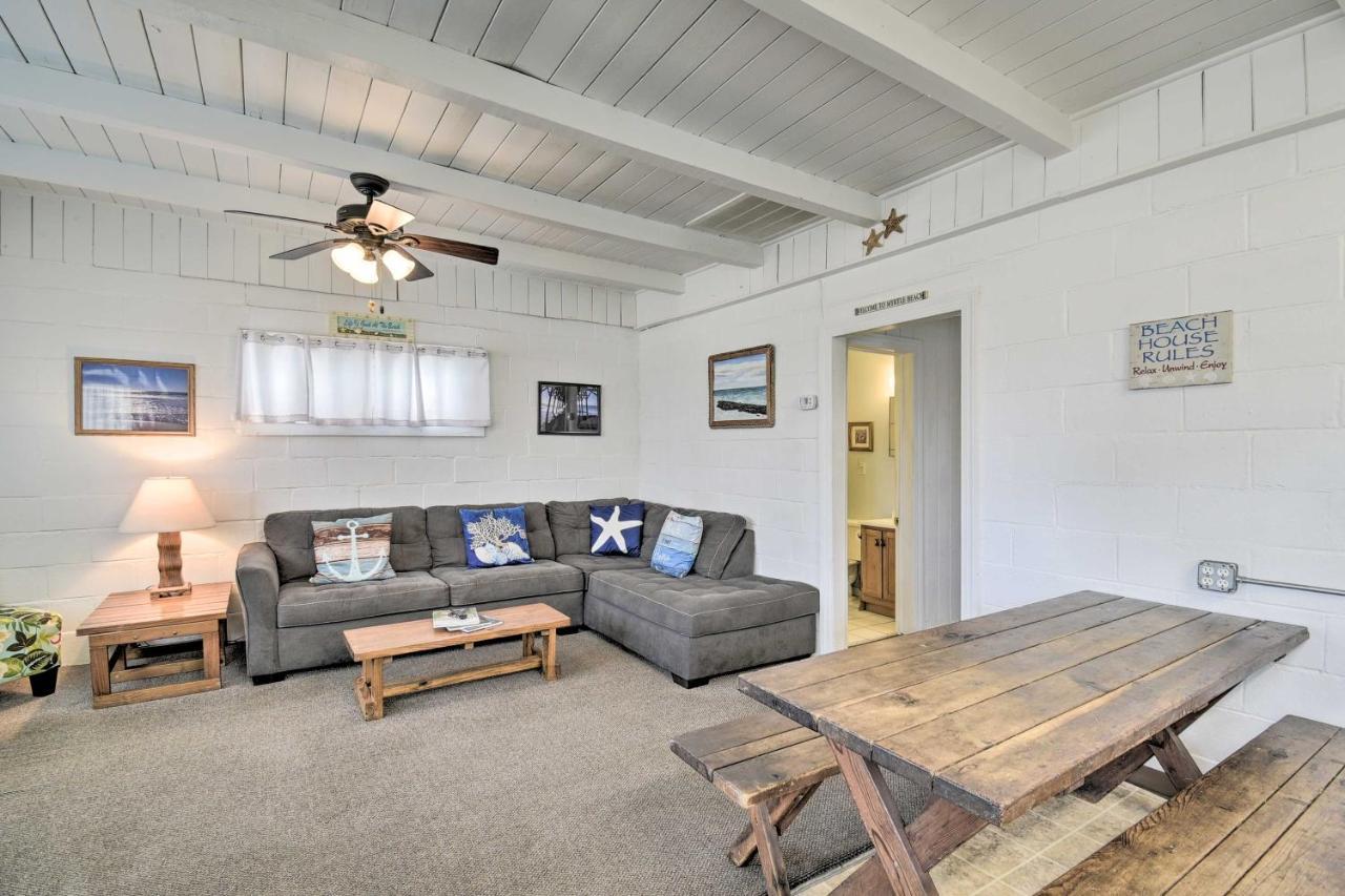 Bright Myrtle Beach Bungalow Steps To The Beach! Экстерьер фото